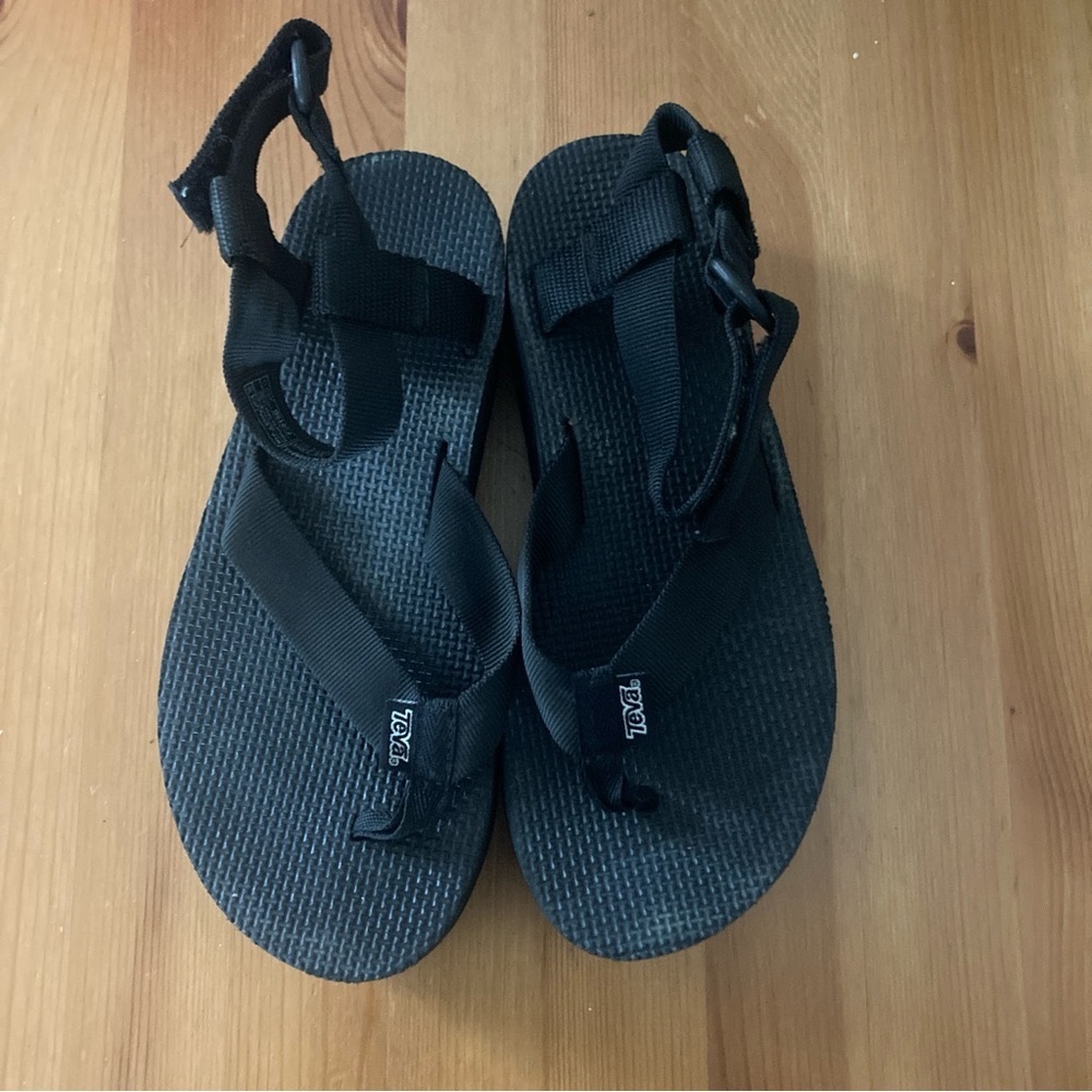 Teva Flatform Universal Platform Sandal  - Black - 7